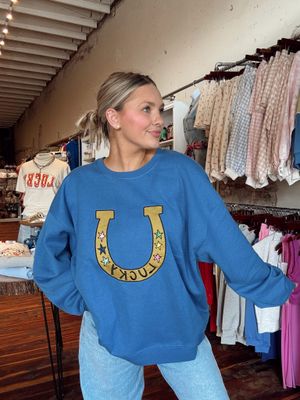 LUCKY YOU EMBROIDERED