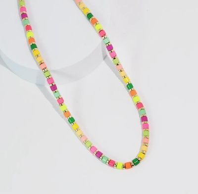 BRIGHT TILE NECKLACE