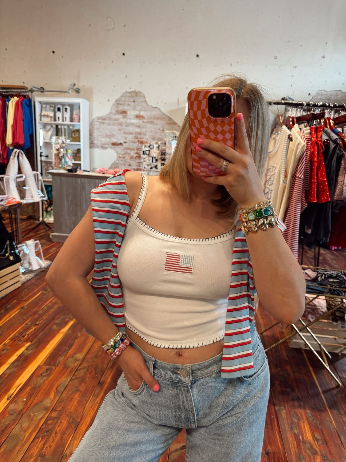 AMERICAN FLAG TANK