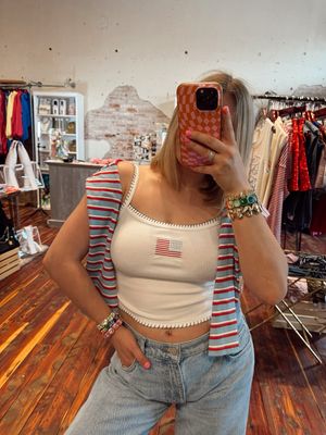 AMERICAN FLAG TANK