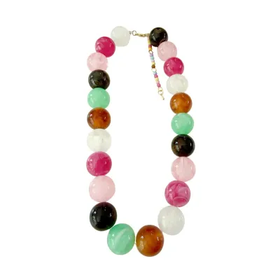 CELIA CHUNKY BEADED NECKLACE