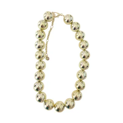 BALLARD GOLD BEADED NECKLACE