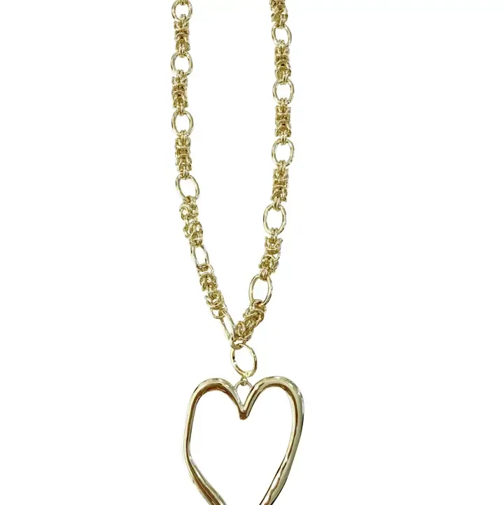 SIENNA GOLD W/JUMBO HEART