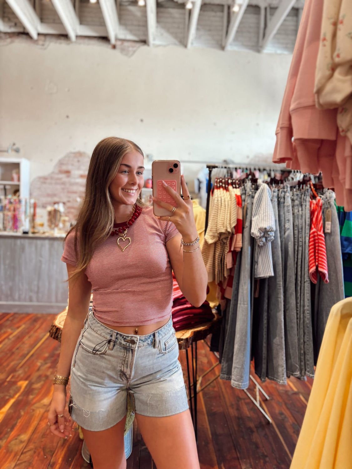 STRIPED TEE