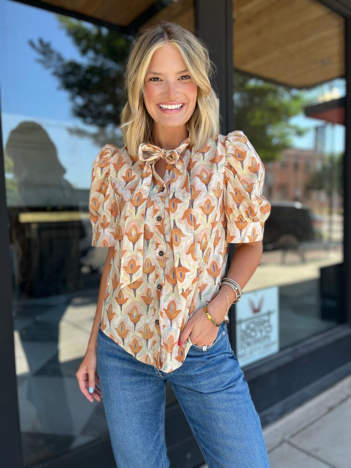PETAL GLOW BLOUSE