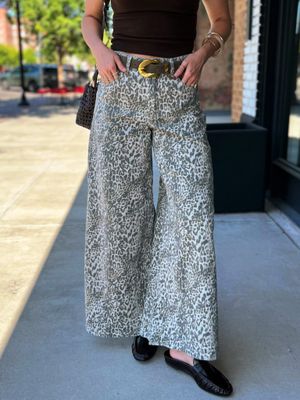 ZIMI LEOPARD JEANS