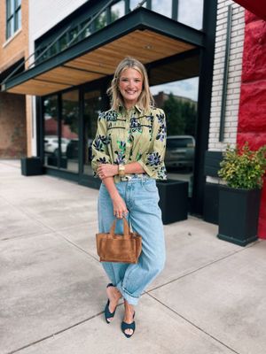 VERDANT LEAVES BLOUSE