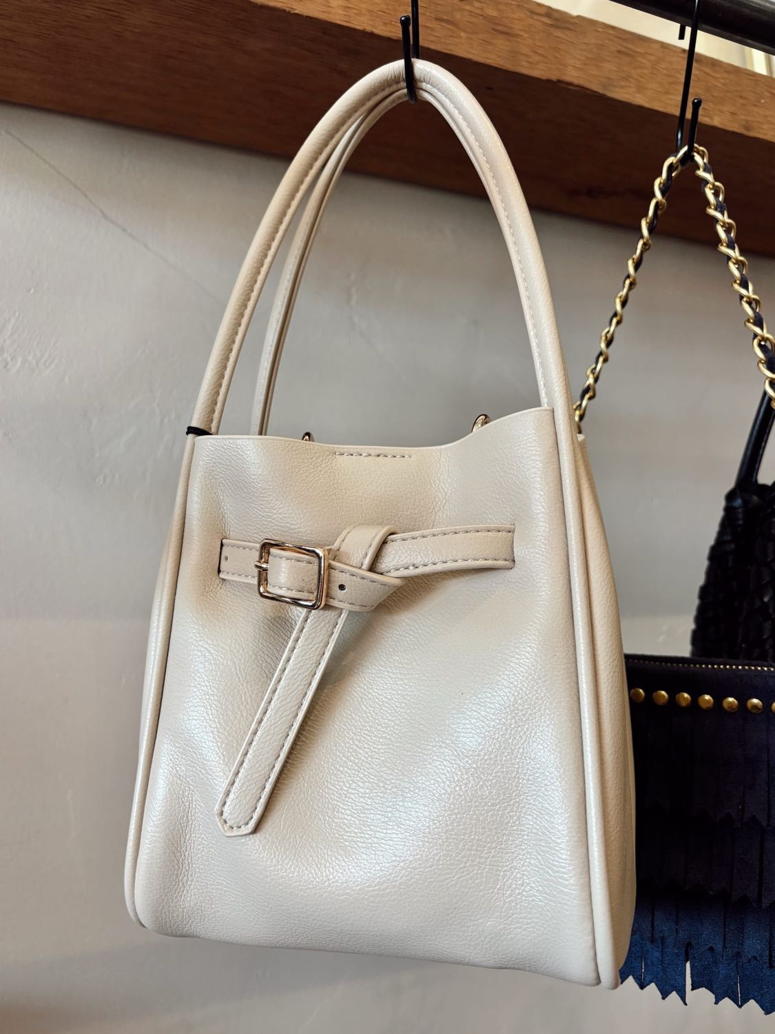 HOLLACE MINI TOTE W/ BUCKLE HOLLACE MINI TOTE W/ BUCKLE