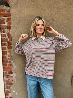 STRIPED POLO