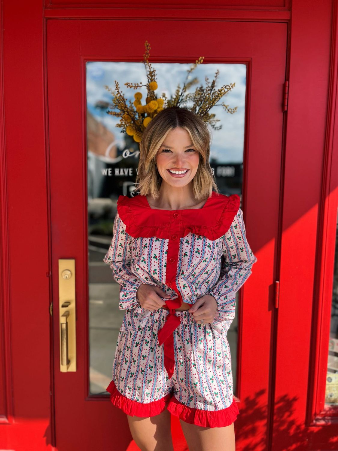 POPLIN HOLLY PJ