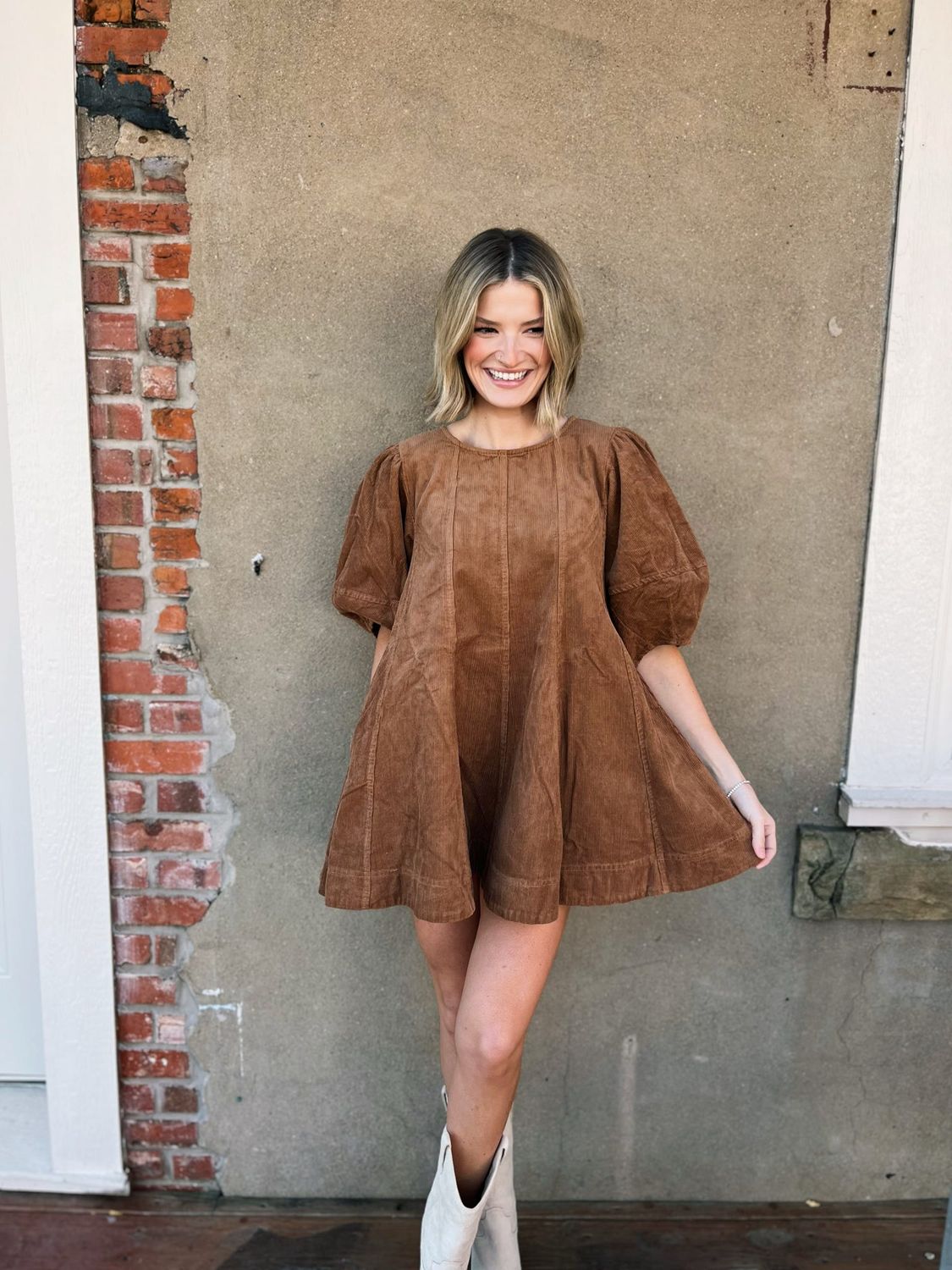 CORDUROY MINI BUBBLE
