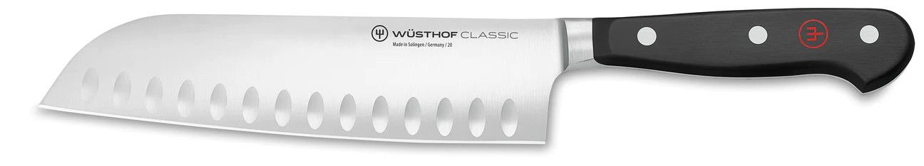 Classic 7&quot; Santoku Hollow Edge Knife