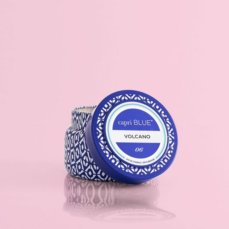 Capri Blue Printed Travel Tin 8.5 oz