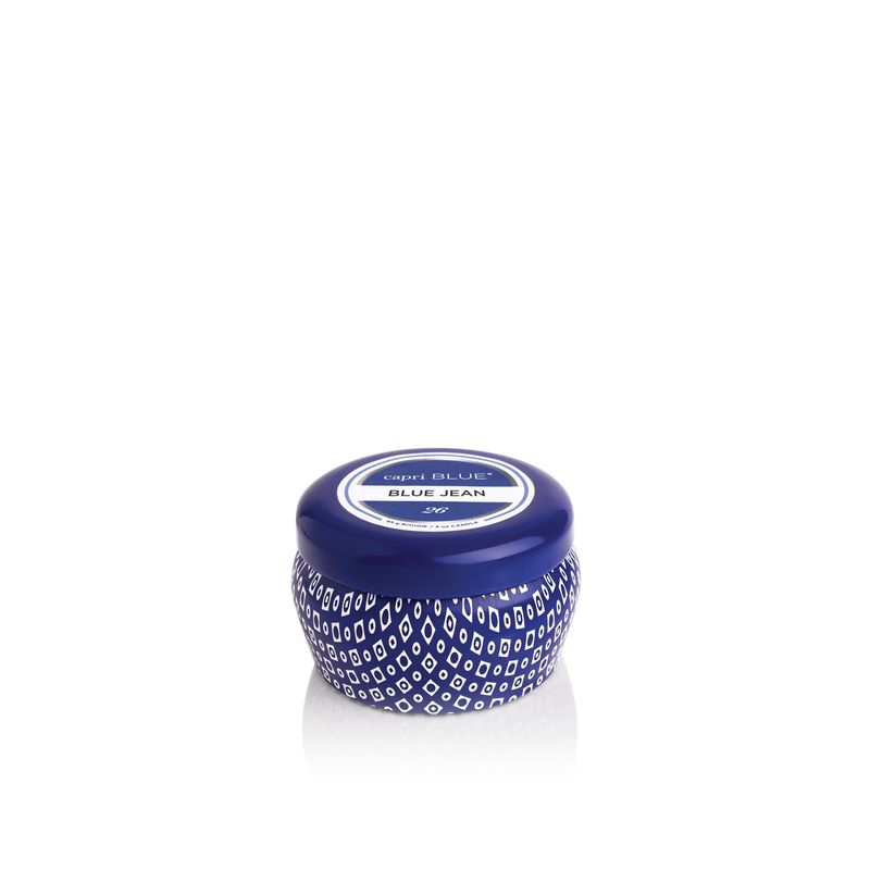 Blue Jean Printed Mini Travel Tin