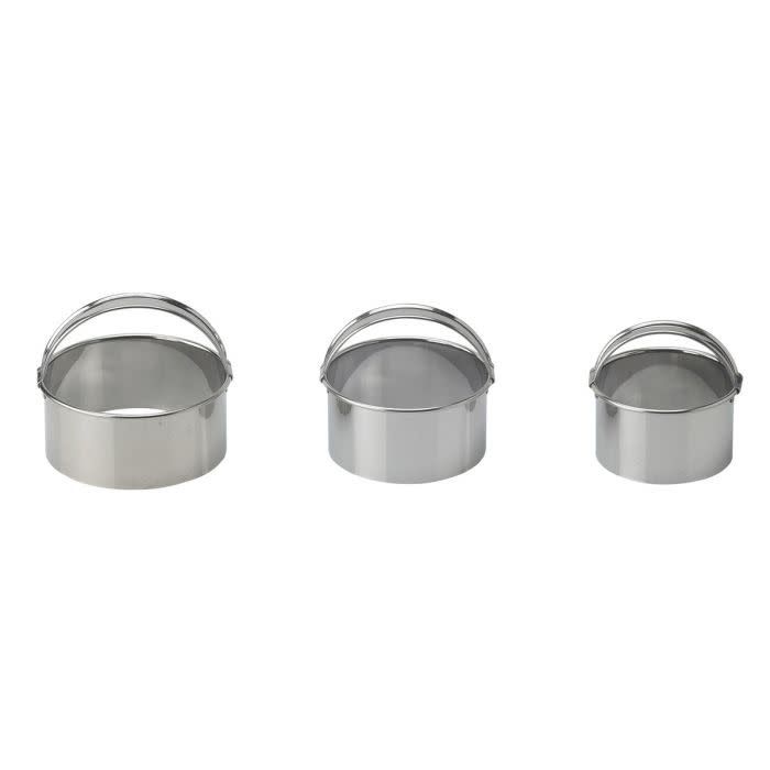 Round Biscuit Cutters, Set of 3