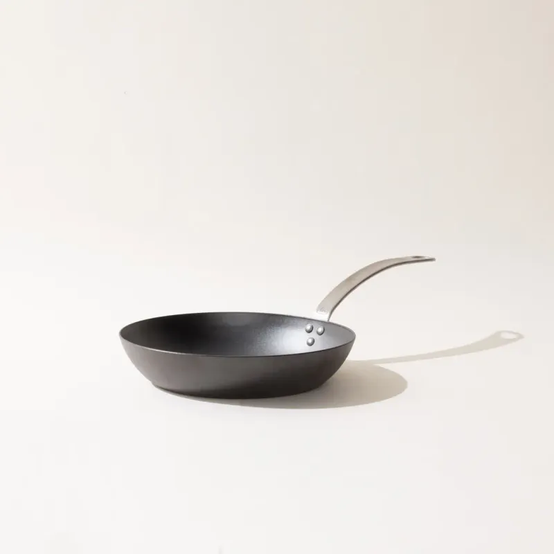 MADE IN - 10” BLUE CARBON STEEL FRYING PAN (SEASONED)