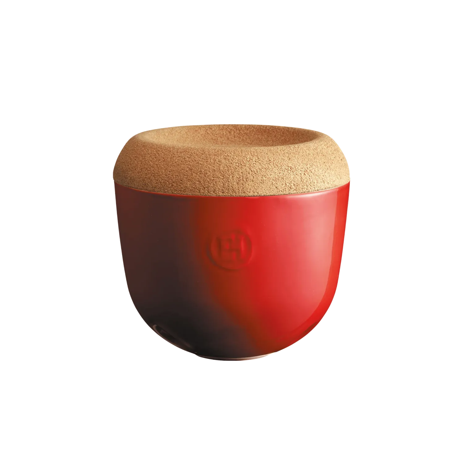 Burgundy Garlic Pot