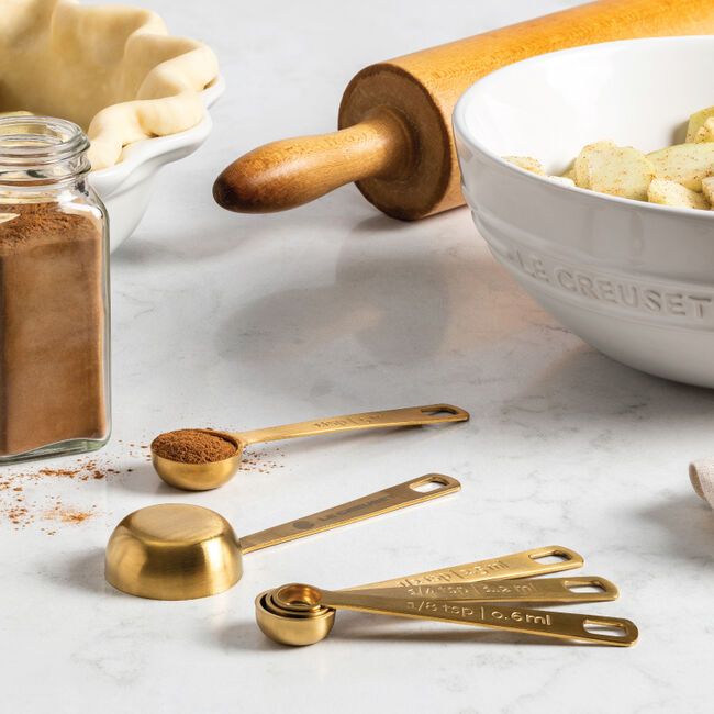 Le Creuset Gold Measuring Spoons - Set of 5