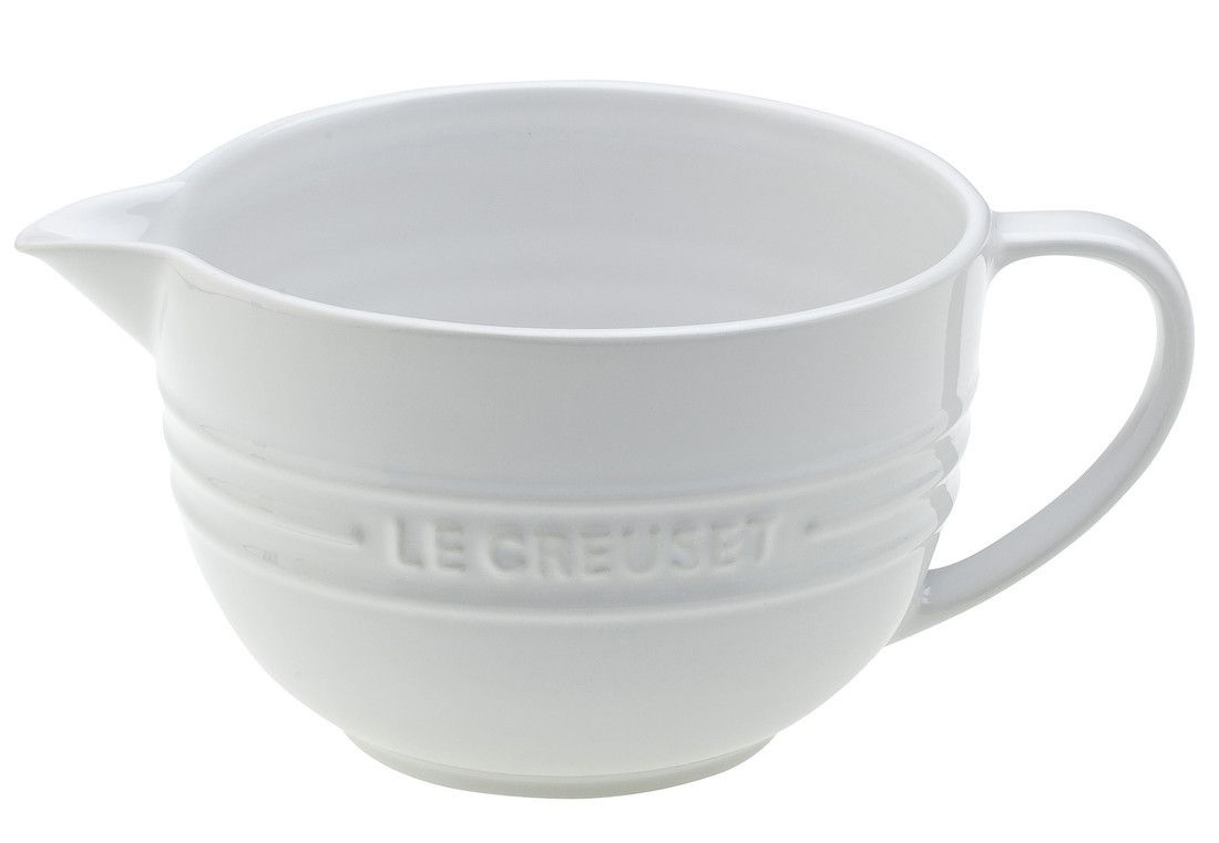 Le Creuset Batter Bowl, Color: White, Size: 3.2 QT