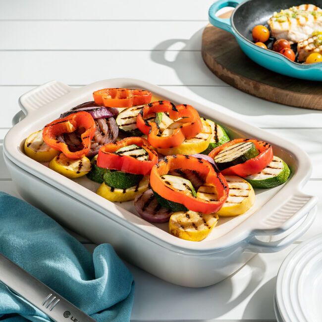 Le Creuset Rectangular Dish with Platter Lid 3 Qt