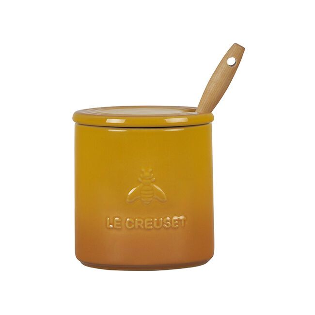 Le Creuset Honey Pot with Dipper, Color: Nectar