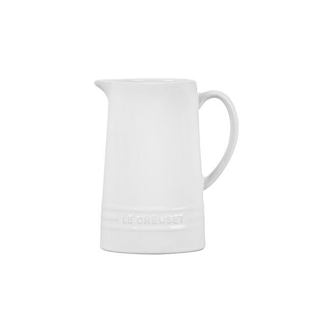 Le Creuset Signature Petite Pitcher, Color: White, Size: 10 fl. oz.