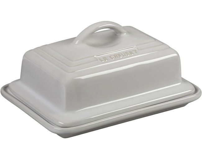 Le Creuset European Butter Dish, Color: White