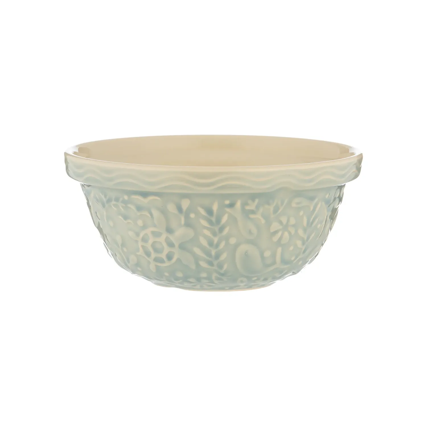 Nautical Mixing Bowl, Color: Turtle Light Blue, Size: 9.75&quot;
