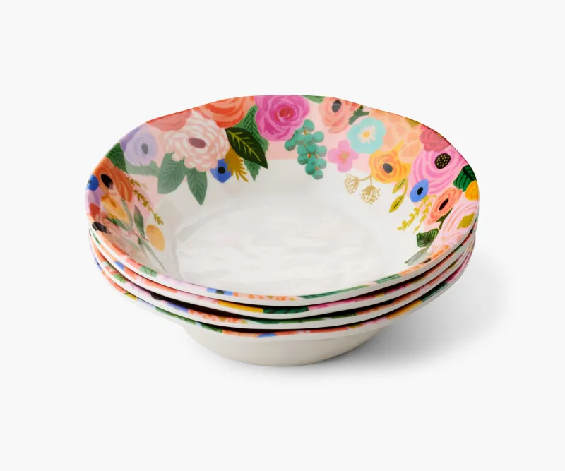 Rifle Paper- Garden Party Melamine Assorted Bowls