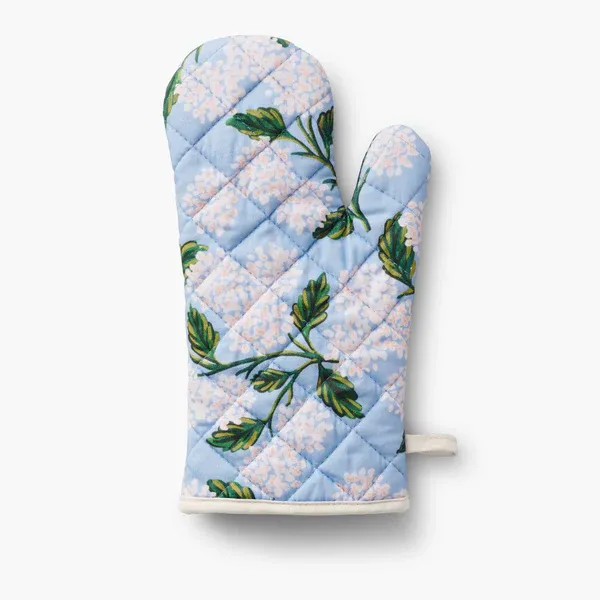 Rifle Paper- Hydrangea Oven Mitt