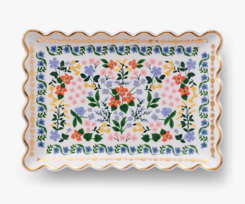 Rifle Paper- Wildwood Porcelain Catchall Tray