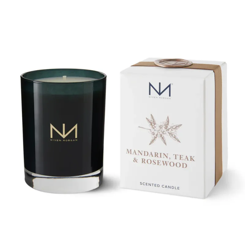 Mandarin Teak &amp; Rosewood Candle