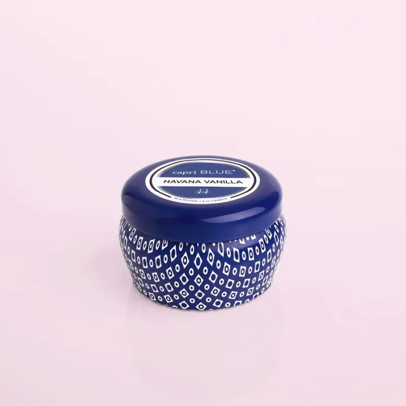 Havana Vanilla 3oz. Blue Mini Tin