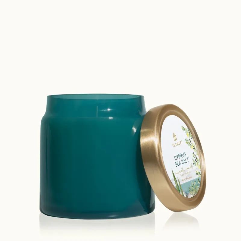 Cyprus Sea Salt Glass Jar Candle