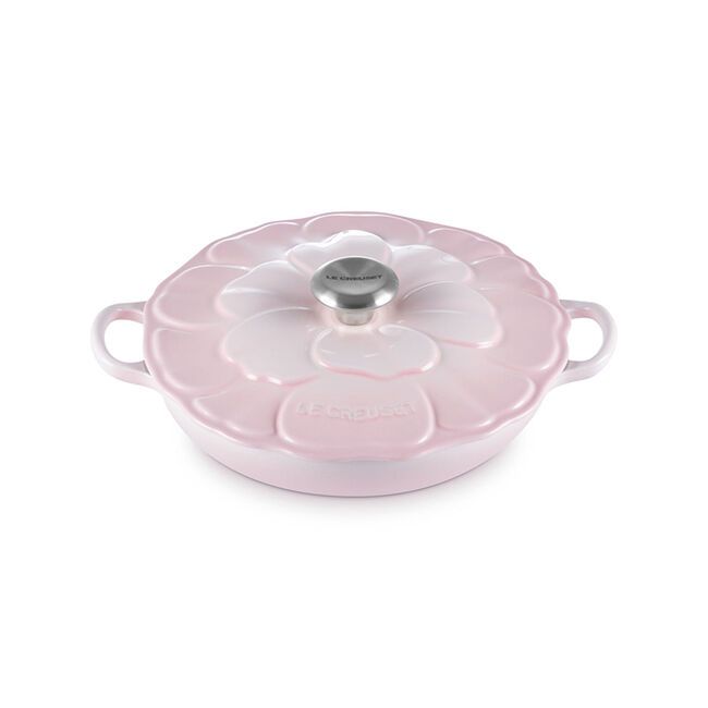 Le Creuset Signature Petal Braiser, Color: Shell Pink