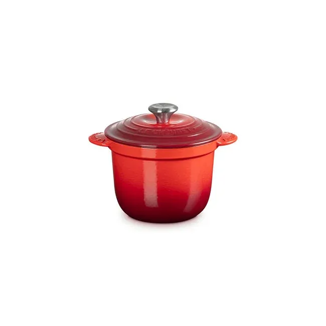 Traditional Round Rice Pot 2.25 Qt Cerise
