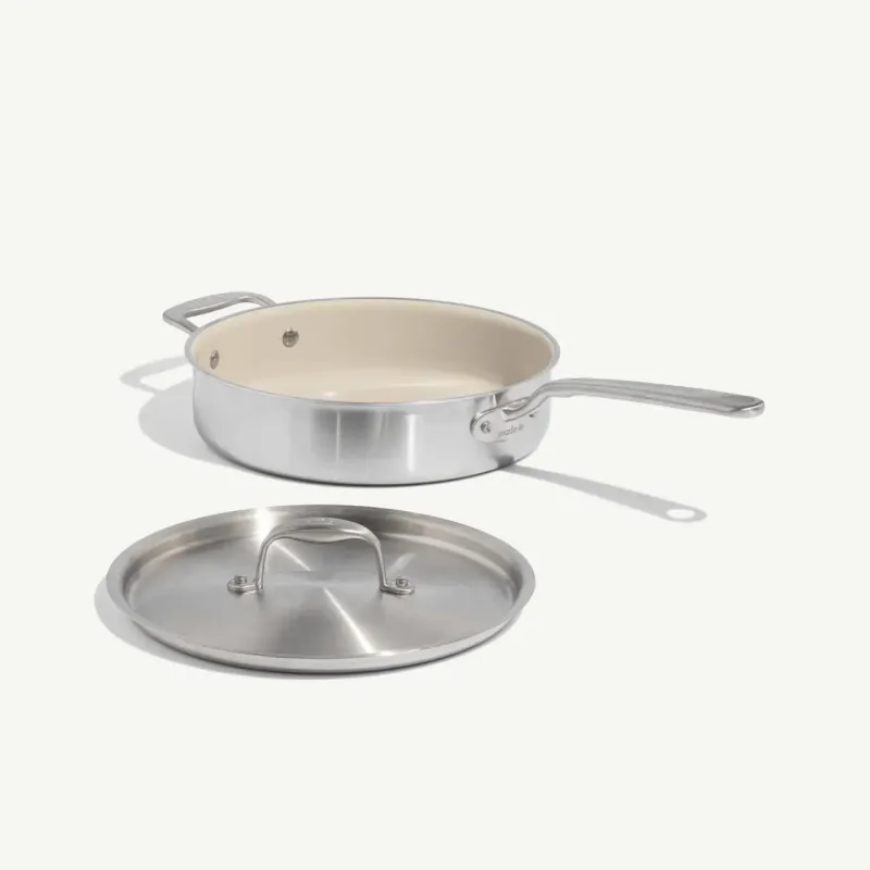 MADE IN- 3.5QT CeramiClad Sautepan