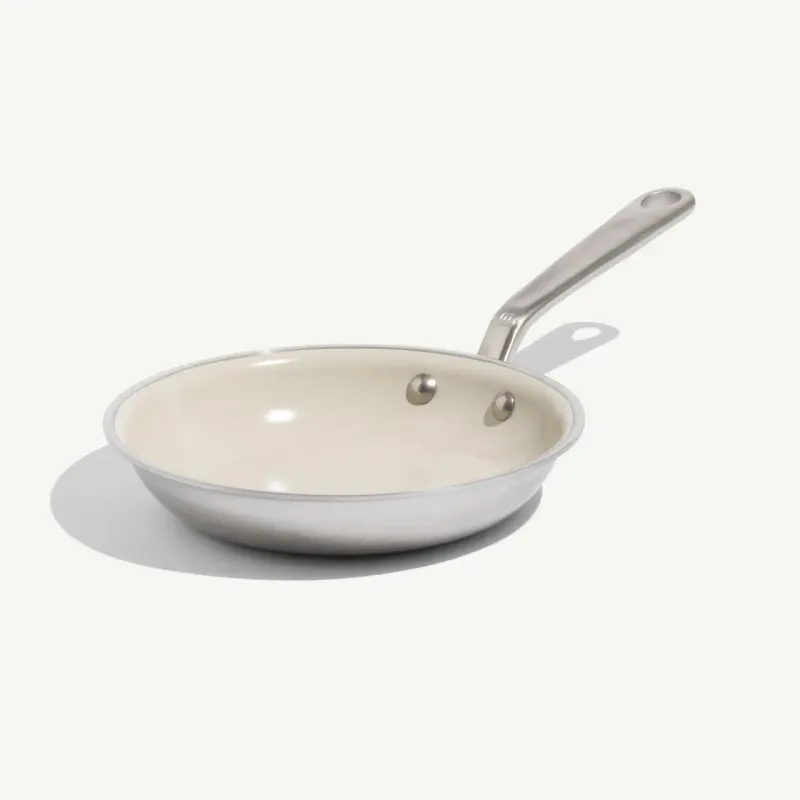 MADE IN- 8" CeramiClad Fry Pan