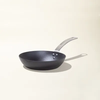 MADE IN - 8” BLUE CARBON STEEL FRYING PAN (SEASONED)