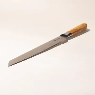 MADE IN - 9” BREAD KNIFE OLIVE WOOD