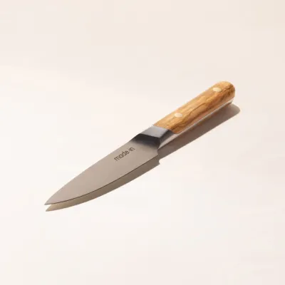 MADE IN - 4" PARING KNIFE OLIVE WOOD