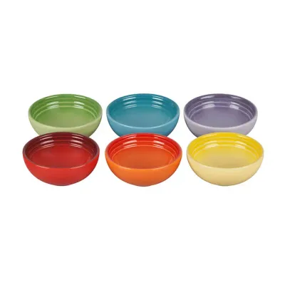 Set Of 6 Vancouver Pinch Bowls 2 Oz Multi