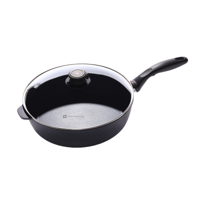 Swiss Diamond XD Saute Pan w/Lid 4.3 qt