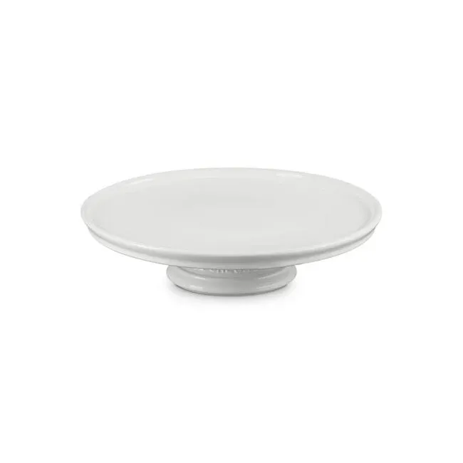 Le Creuset Footed Cake Stand 12" - White