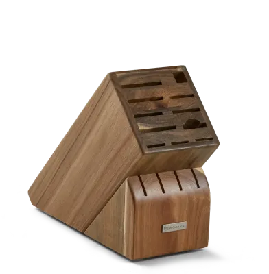 15-Slot Acacia Knife Block