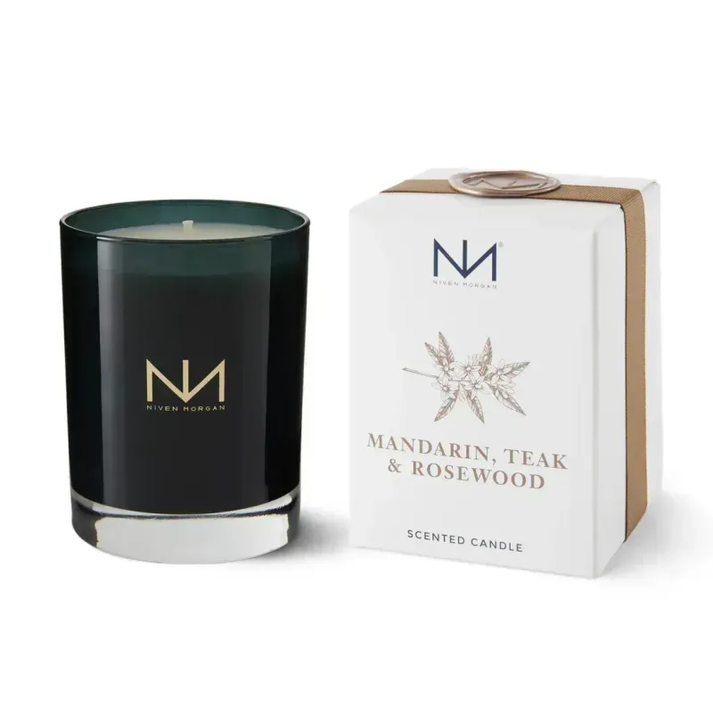 Mandarin Teak &amp; Rosewood Candle