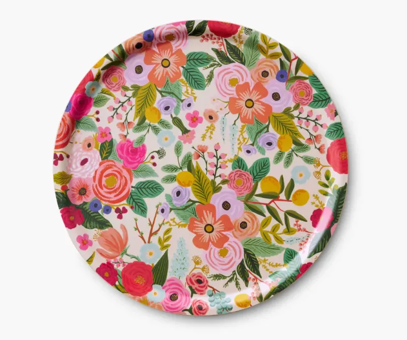 Rifle Paper- Garden Party Round Serving Tray