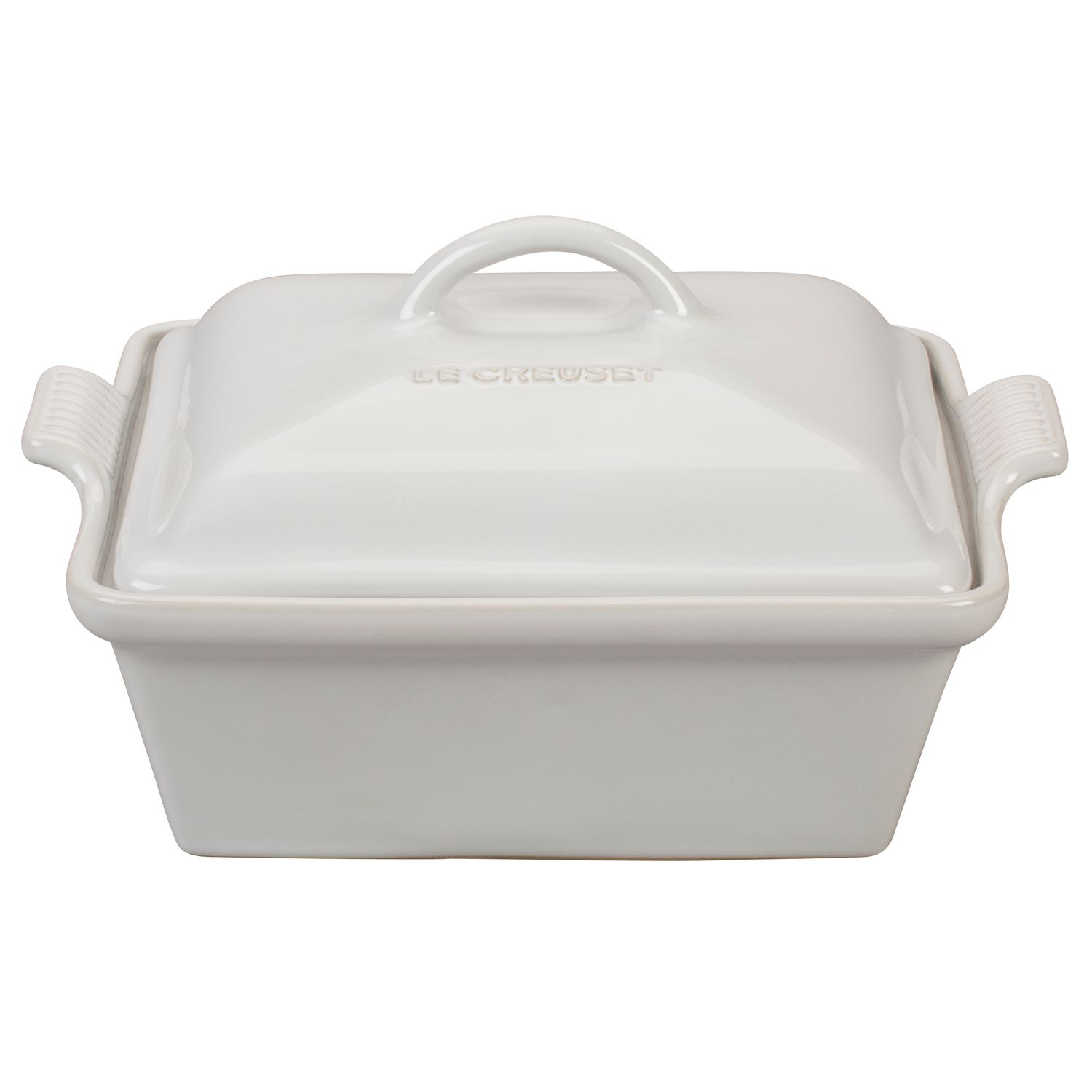 Le Creuset Heritage Covered Square Casserole 2.5 qt., Color: White