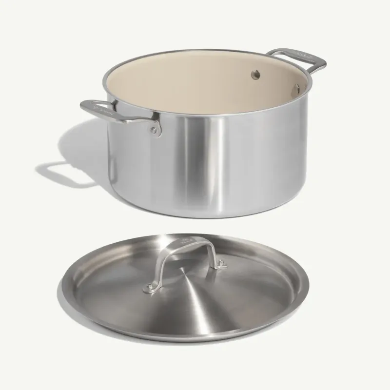MADE IN- 8QT CeramiClad Stock Pot