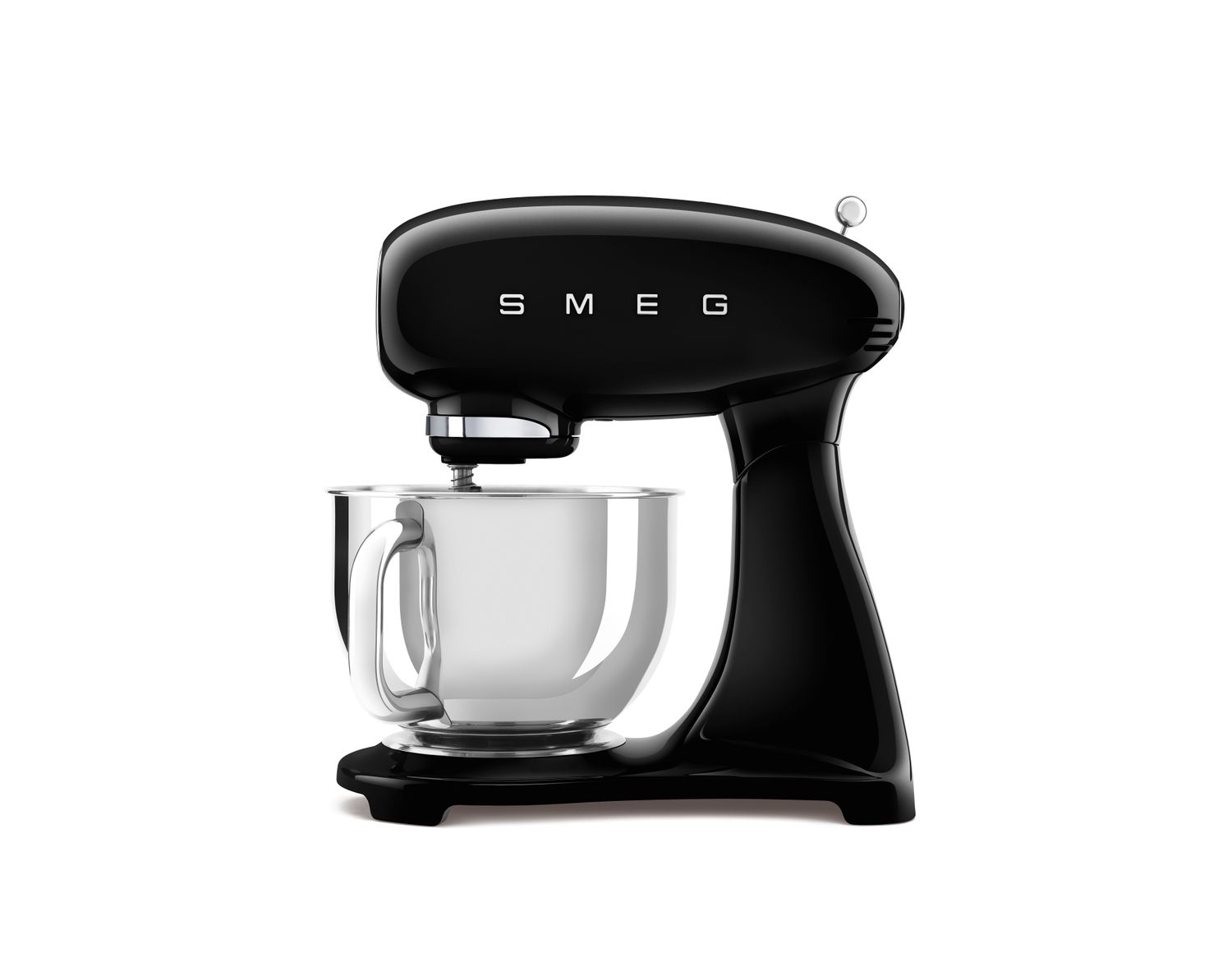 SMEG 50's Retro Style Aesthetic Stand  Mixer, Color: Black